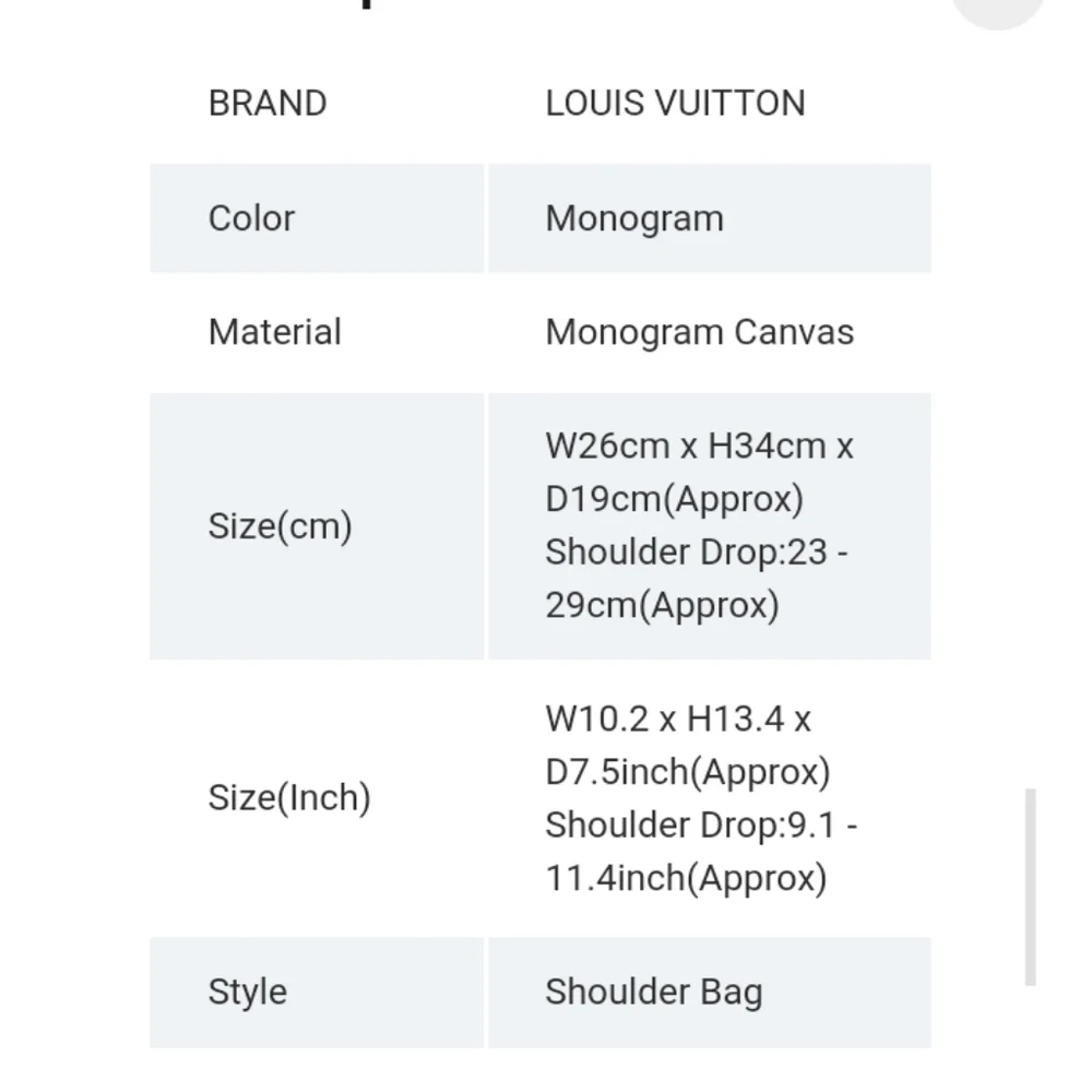(AUTHENTICATED)Louis Vuitton Shoulder Bag - Picture 10 of 10
